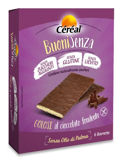 CEREAL BUONI SENZA GOLOSI CIOCCOLATO FONDENTE 6 X 17 G - Farmacia Artemisia di Montecuollo Dott. Angelo snc
