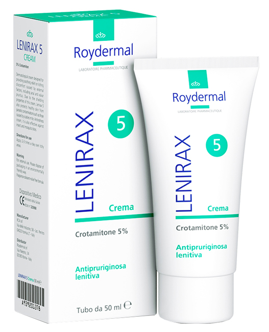 LENIRAX 5 CREMA DERMATOLOGICA CROTAMITONE 5% 50 ML - Farmacia Artemisia di Montecuollo Dott. Angelo snc
