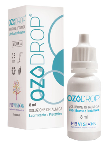 OZODROP LIPOZONEYE SOLUZIONE OFTALMICA BASE DI OLIO OZONIZZATO IN FOSFOLIPIDI 8 ML - Farmacia Artemisia di Montecuollo Dott. Angelo snc