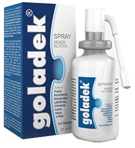 GOLADEK SPRAY NO ALCOOL 25 ML - Farmacia Artemisia di Montecuollo Dott. Angelo snc