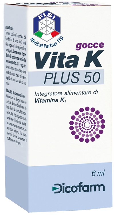 VITA K PLUS 50 GOCCE 6 ML - Farmacia Artemisia di Montecuollo Dott. Angelo snc