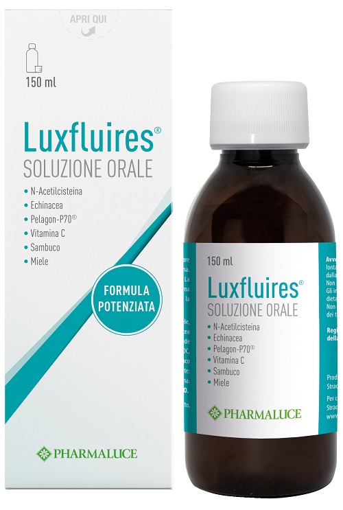 LUXFLUIRES SOLUZIONE ORALE 150 ML - Farmacia Artemisia di Montecuollo Dott. Angelo snc