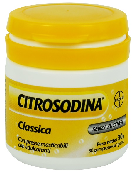 CITROSODINA CLASSICA 30 COMPRESSE MASTICABILI - Farmacia Artemisia di Montecuollo Dott. Angelo snc