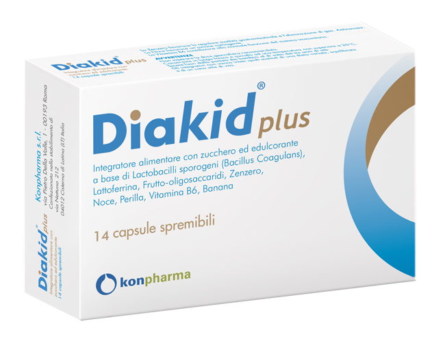 DIAKID PLUS 14 CAPSULE SPREMIBILI SENZA GLUTINE - Farmacia Artemisia di Montecuollo Dott. Angelo snc