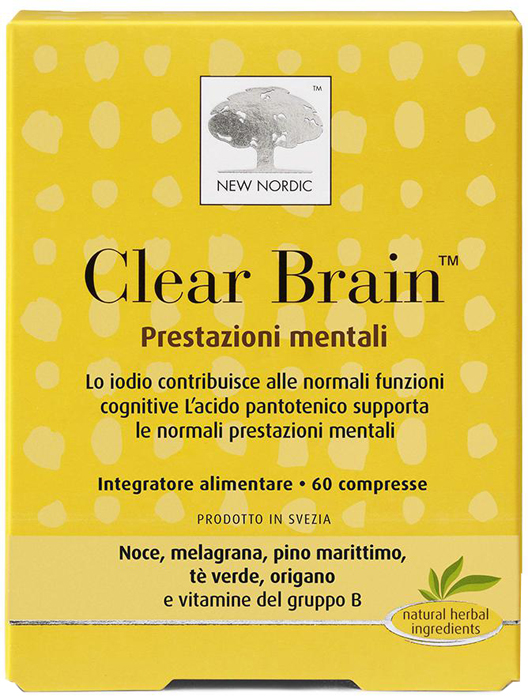 CLEAR BRAIN 60 COMPRESSE - Farmacia Artemisia di Montecuollo Dott. Angelo snc