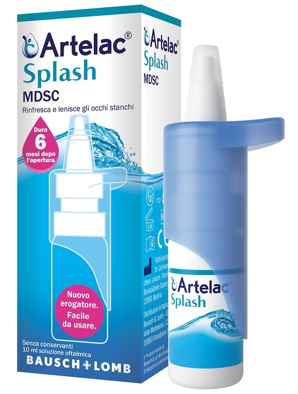 ARTELAC SPLASH GOCCE OCULARI 10 FLACONCINI MONODOSE 0,5 ML - Farmacia Artemisia di Montecuollo Dott. Angelo snc