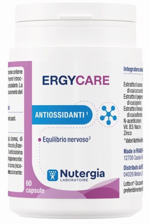 NUTERGIA ERGYCARE 60 CAPSULE - Farmacia Artemisia di Montecuollo Dott. Angelo snc
