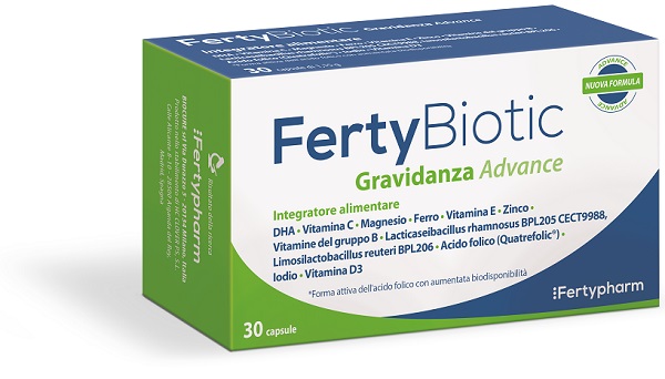 FERTYBIOTIC GRAVIDANZA ADVANCE 30 CAPSULE DA 1,15 G - Farmacia Artemisia di Montecuollo Dott. Angelo snc