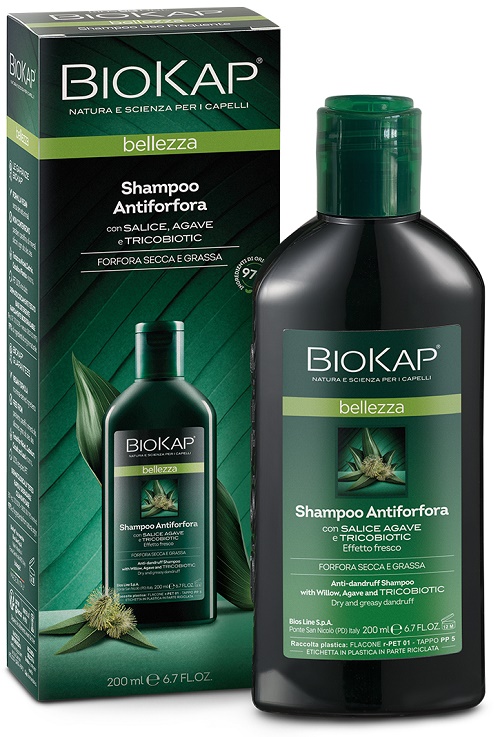 BIOKAP BELLEZZA SHAMPOO ANTIFORFORA CON TRICOBIOTIC 200 ML - Farmacia Artemisia di Montecuollo Dott. Angelo snc