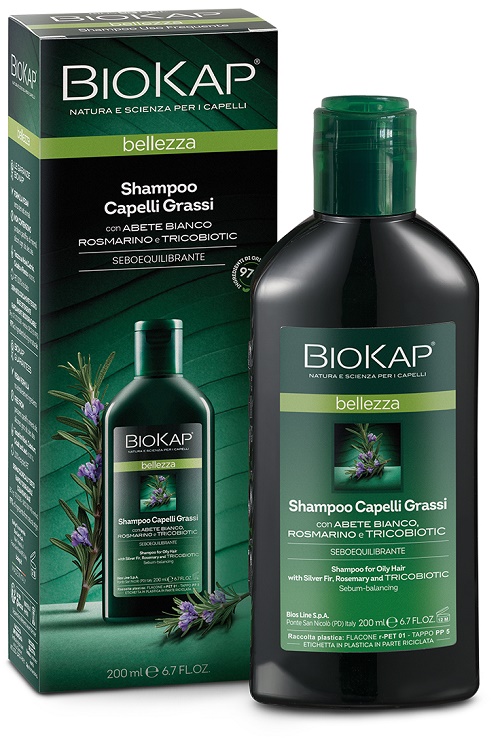 BIOKAP BELLEZZA SHAMPOO CAPELLI GRASSI CON TRICOBIOTIC 200 ML - Farmacia Artemisia di Montecuollo Dott. Angelo snc