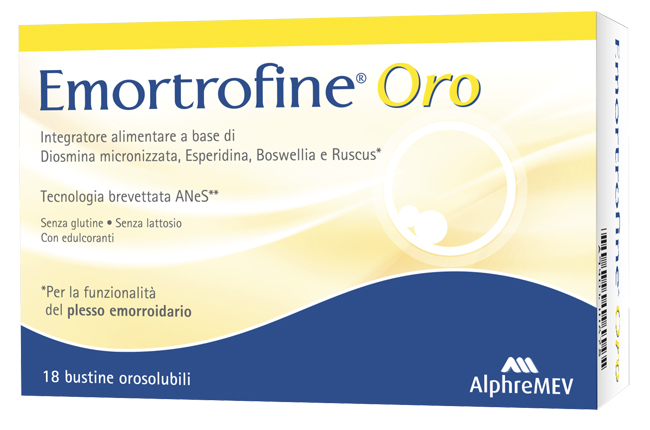 EMORTROFINE ORO 18 BUSTINE DA 3 G - Farmacia Artemisia di Montecuollo Dott. Angelo snc
