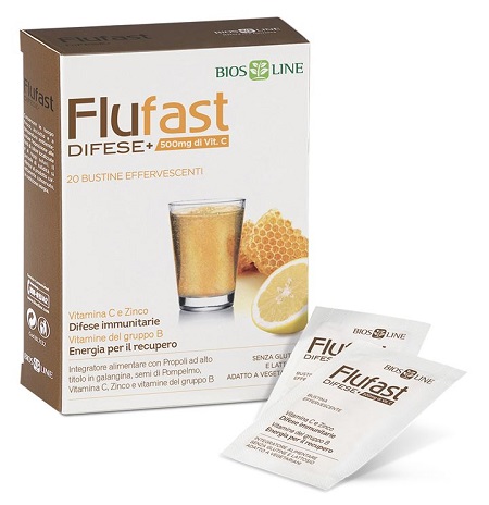 APIX PROPOLI FLUFAST DIFESE+ 20 BUSTINE EFFERVESCENTI BIOSLINE - Farmacia Artemisia di Montecuollo Dott. Angelo snc