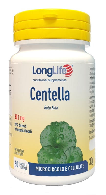 LONGLIFE CENTELLA 20% 60 CAPSULE VEGETALI SENZA GLUTINE - Farmacia Artemisia di Montecuollo Dott. Angelo snc