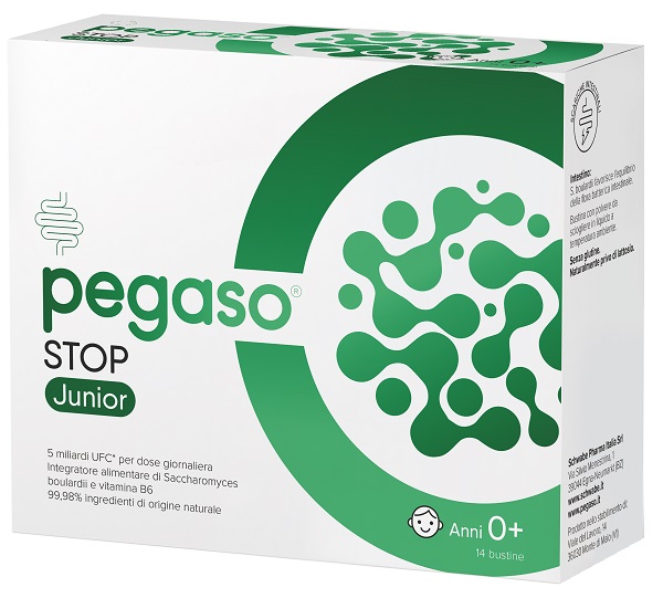 PEGASO STOP JUNIOR 14 BUSTINE DA 3 G SENZA GLUTINE NATURALMENTE PRIVO DI LATTOSIO - Farmacia Artemisia di Montecuollo Dott. Angelo snc