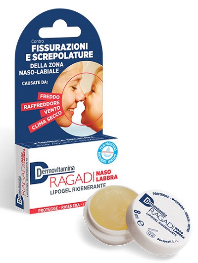 DERMOVITAMINA RAGADI NASO E LABBRA LIPOGEL RIGENERANTE 8 ML - Farmacia Artemisia di Montecuollo Dott. Angelo snc
