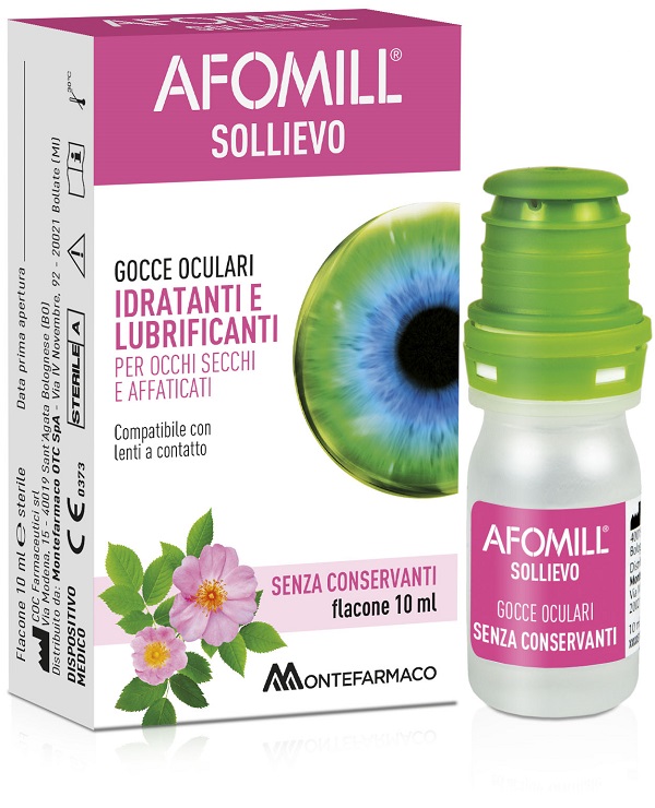 AFOMILL SOLLIEVO GOCCE OCULARI SOLLIEVO OCCHI 10 ML - Farmacia Artemisia di Montecuollo Dott. Angelo snc
