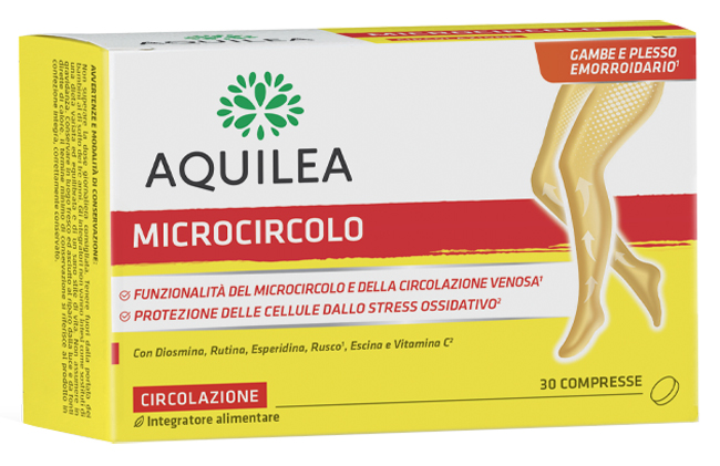 AQUILEA MICROCIRCOLO 30 COMPRESSE - Farmacia Artemisia di Montecuollo Dott. Angelo snc