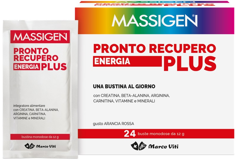 MASSIGEN PRONTO RECUPERO ENERGIA PLUS 24 BUSTINE 12 G - Farmacia Artemisia di Montecuollo Dott. Angelo snc