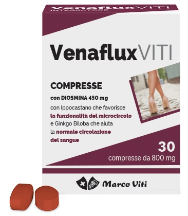 VENAFLUX VITI 30 COMPRESSE - Farmacia Artemisia di Montecuollo Dott. Angelo snc
