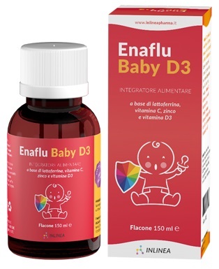 ENAFLU BABY D3 SOLUZIONE ORALE 150 ML - Farmacia Artemisia di Montecuollo Dott. Angelo snc