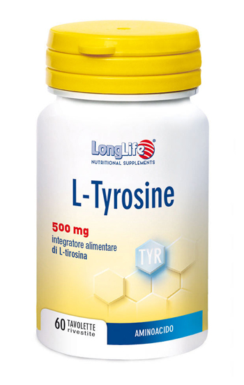 LONGLIFE L-TYROSINE 60 TAVOLETTE RIVESTITE DA 1,2 G - Farmacia Artemisia di Montecuollo Dott. Angelo snc