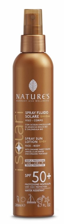 NATURE'S I SOLARI SPRAY FLUIDO BAMBINI SPF50+ 200 ML - Farmacia Artemisia di Montecuollo Dott. Angelo snc