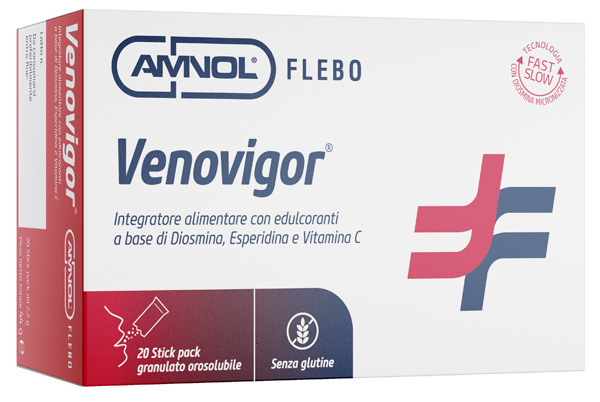 VENOVIGOR 20 STICK PACK GRANULATO OROSOLUBILE - Farmacia Artemisia di Montecuollo Dott. Angelo snc