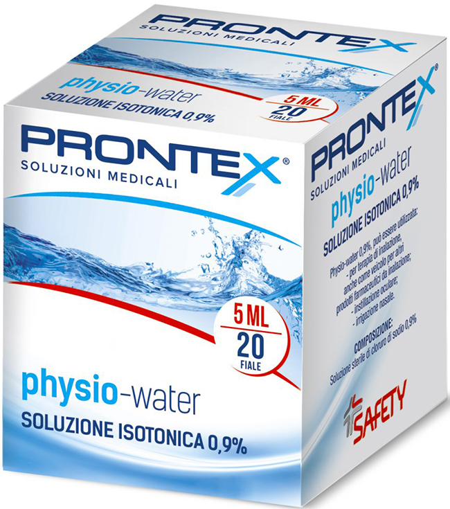 SOLUZIONE FISIOLOGICA PRONTEX PHYSIO ISOTONIC 20 FIALE DA 5 ML - Farmacia Artemisia di Montecuollo Dott. Angelo snc