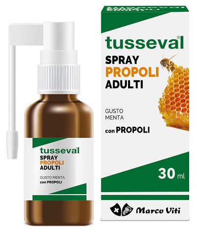 TUSSEVAL GOLA PROPOLI SPRAY PER ADULTI 30 ML - Farmacia Artemisia di Montecuollo Dott. Angelo snc