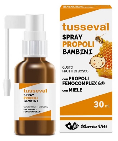 TUSSEVAL GOLA PROPOLI SPRAY PER BAMBINI 30 ML - Farmacia Artemisia di Montecuollo Dott. Angelo snc