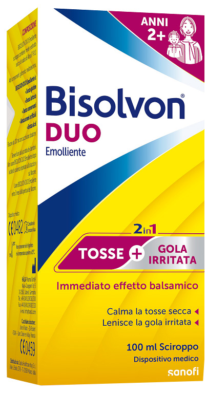 BISOLVON DUO SCIROPPO EMOLLIENTE 100 ML - Farmacia Artemisia di Montecuollo Dott. Angelo snc