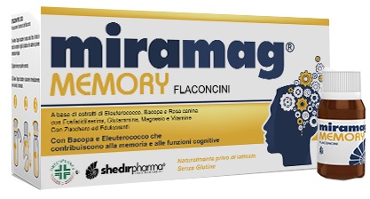 MIRAMAG MEMORY 10 FLACONCINI MONODOSE CON TAPPO DOSATORE 10 ML - Farmacia Artemisia di Montecuollo Dott. Angelo snc