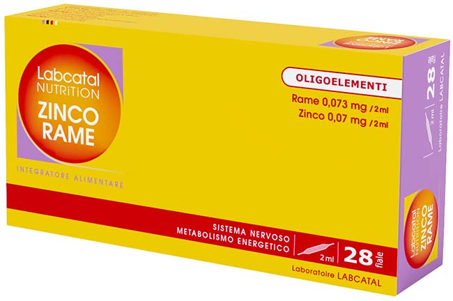 LABCATAL NUTRITION ZINCO RAME 28 FIALE 2 ML - Farmacia Artemisia di Montecuollo Dott. Angelo snc