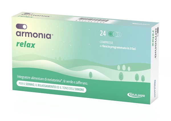 ARMONIA RELAX 1 MG A BASE DI MELATONINA 24 COMPRESSE - Farmacia Artemisia di Montecuollo Dott. Angelo snc