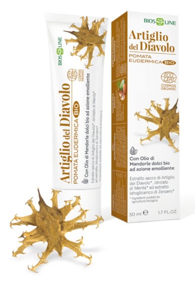 BIOSLINE ARTIGLIO DEL DIAVOLO POMATA EUDERMICA BIO CERT ECOCERT 50 ML - Farmacia Artemisia di Montecuollo Dott. Angelo snc