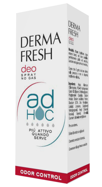 DERMAFRESH DEO SPRAY NO GAS AD HOC ODOR CONTROL DEODORANTE 100 ML - Farmacia Artemisia di Montecuollo Dott. Angelo snc