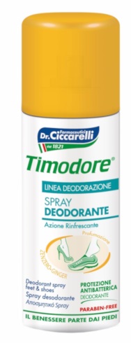 TIMODORE SPRAY DEODORANTE ALLO ZENZERO 150 ML - Farmacia Artemisia di Montecuollo Dott. Angelo snc