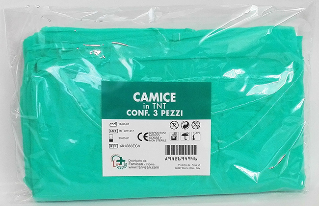 CAMICE TNT 3 PEZZI - Farmacia Artemisia di Montecuollo Dott. Angelo snc
