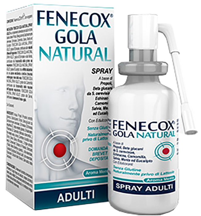 FENECOX GOLA NATURAL SPRAY ADULTI 25 ML - Farmacia Artemisia di Montecuollo Dott. Angelo snc
