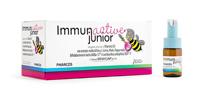 IMMUNACTIVE JUNIOR PHARCOS 21 FIALE 10 ML - Farmacia Artemisia di Montecuollo Dott. Angelo snc