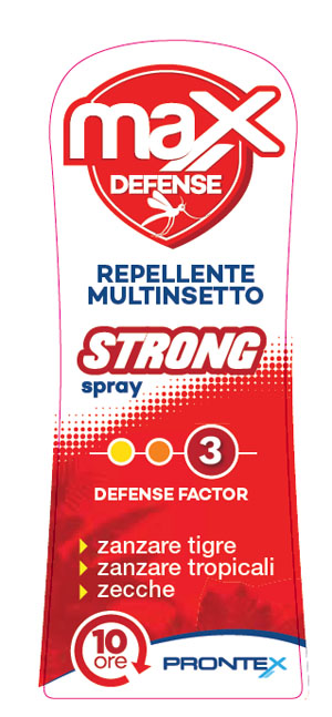 PRONTEX MAX DEFENSE SPRAY STRONG - Farmacia Artemisia di Montecuollo Dott. Angelo snc