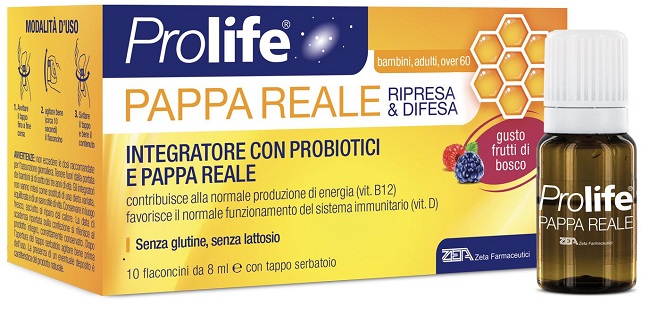 PROLIFE PAPPA REALE 10 FLACONI DA 8 ML - Farmacia Artemisia di Montecuollo Dott. Angelo snc