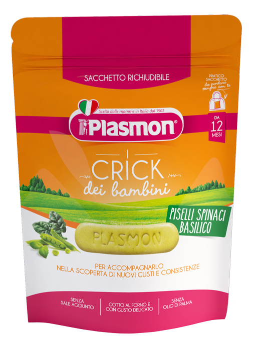 PLASMON CRICK SPINACI E PISELLI 100 G - Farmacia Artemisia di Montecuollo Dott. Angelo snc