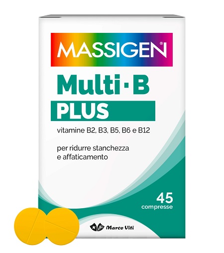 MASSIGEN MULTI B PLUS 45 COMPRESSE RIVESTITE - Farmacia Artemisia di Montecuollo Dott. Angelo snc