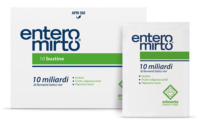 ENTERO MIRTO 10 BUSTINE - Farmacia Artemisia di Montecuollo Dott. Angelo snc