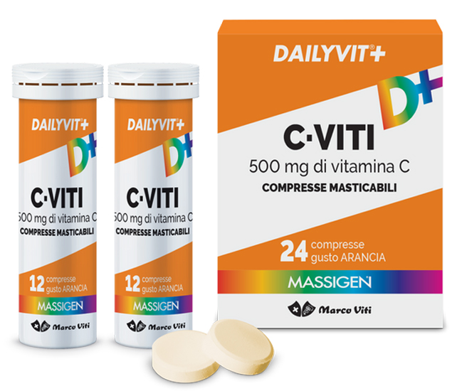 C VITI 500 MG 24 COMPRESSE MASTICABILI - Farmacia Artemisia di Montecuollo Dott. Angelo snc