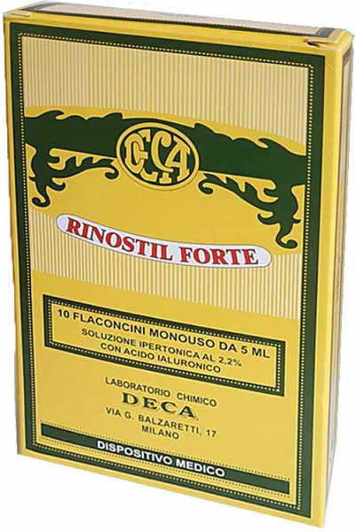 RINOSTIL FORTE SOLUZIONE IPERTONICA 10 FLACONCINI MONOUSO DA 5 ML - Farmacia Artemisia di Montecuollo Dott. Angelo snc