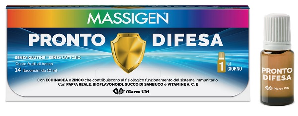 MASSIGEN PRONTO DIFESA 14 FLACONI X 10 ML - Farmacia Artemisia di Montecuollo Dott. Angelo snc