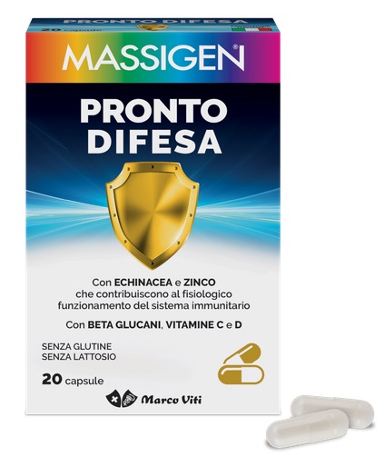 MASSIGEN PRONTO DIFESA 20 CAPSULE - Farmacia Artemisia di Montecuollo Dott. Angelo snc