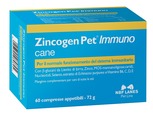 ZINCOGEN PET IMMUNO 60 COMPRESSE - Farmacia Artemisia di Montecuollo Dott. Angelo snc